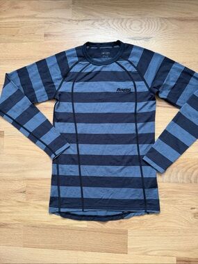 Bergans of Norway 100% merino wool 1974 Fjellrapp Youth Shirt sz 164 (13-14 yrs)